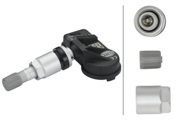 Czujnik koła, sterowanie ciśnieniem w oponach do Mercedesa, 6PP 358 139-531, HELLA w ofercie sklepu e-autoparts.pl 